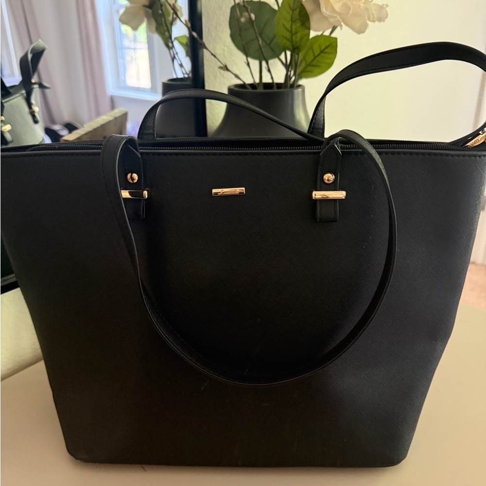 Elegant Black Tote Bag